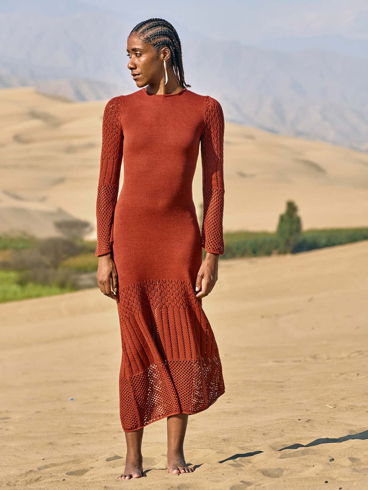 Murga Maxi Dress | Brown Murga Maxi Dress | Brown - Fashionkind
