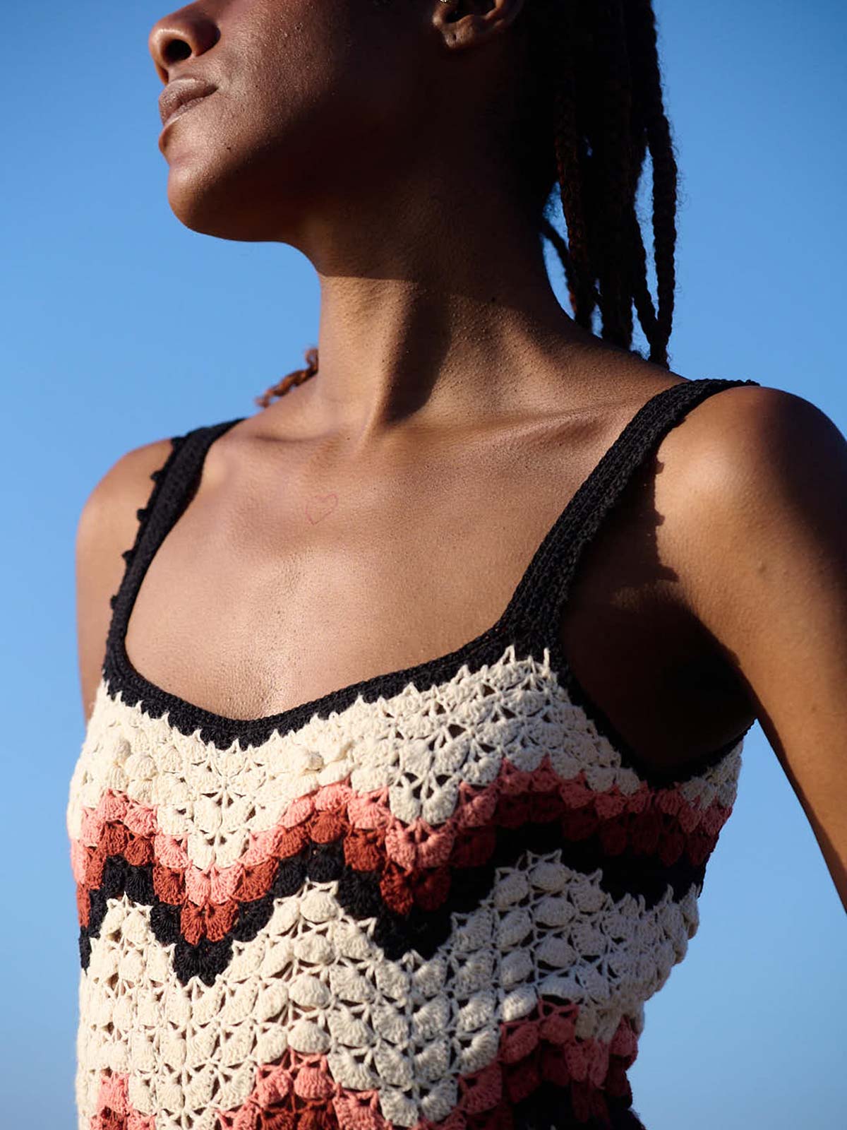 Marea Dress | Peach/Black Marea Dress | Peach/Black - Fashionkind