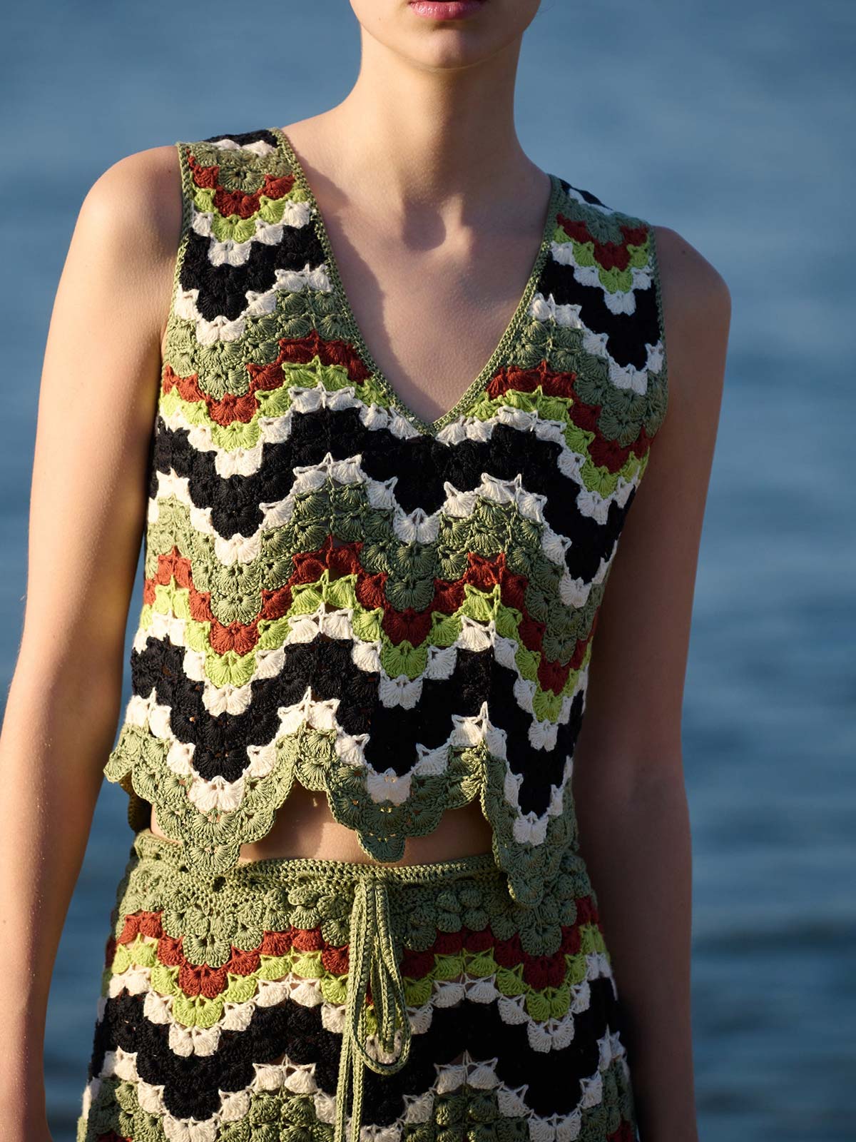 Suspiro Top | Green/Black Suspiro Top | Green/Black - Fashionkind