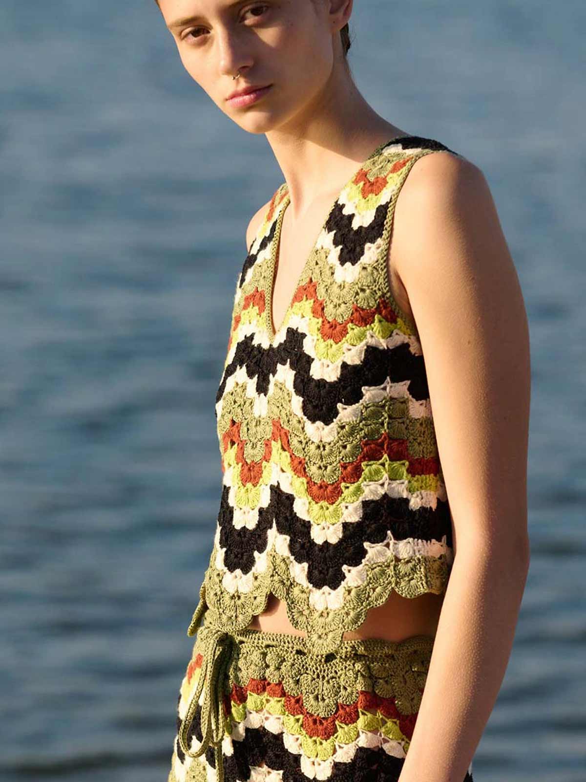 Suspiro Top | Green/Black Suspiro Top | Green/Black - Fashionkind