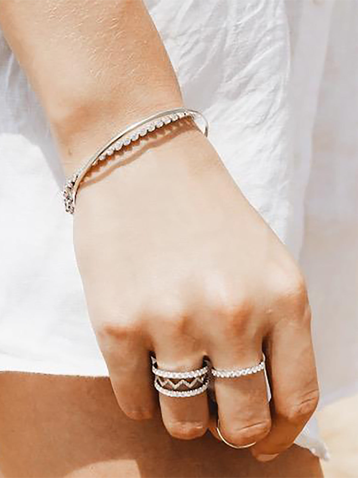 Bezel Tennis Bracelet Bezel Tennis Bracelet