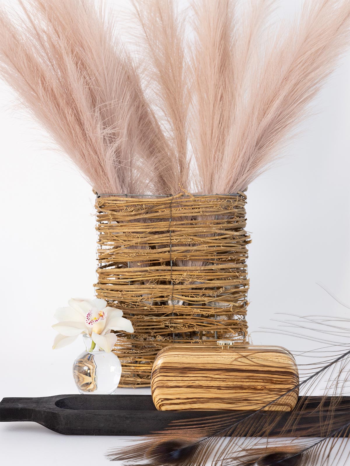 Zebra Wood Clutch Zebra Wood Clutch