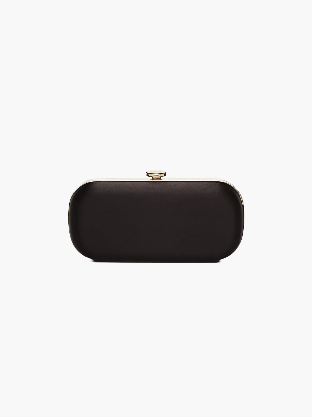 Satin Bella Clutch | Black