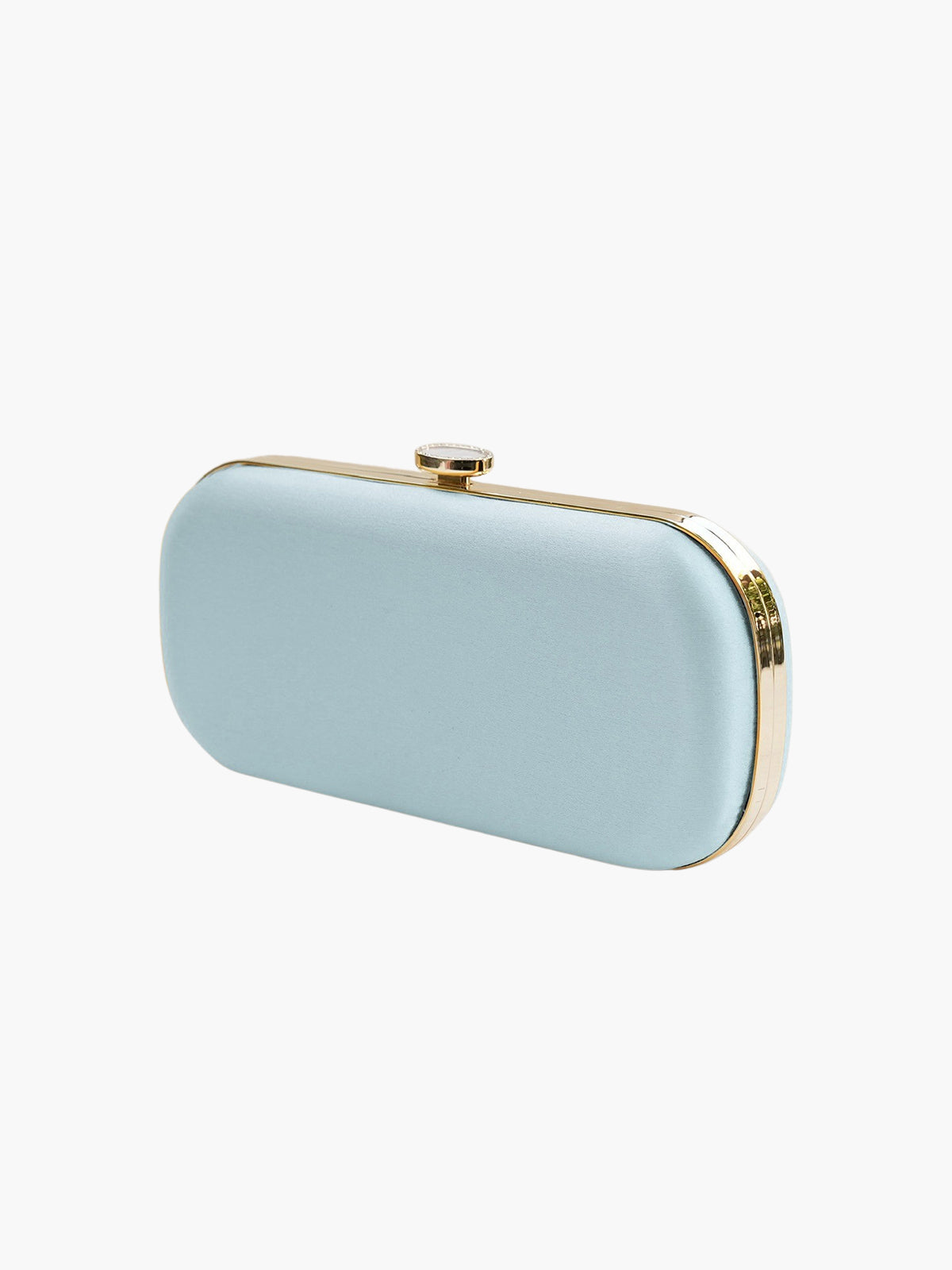 Satin Bella Clutch | Ice Blue Satin Bella Clutch | Ice Blue