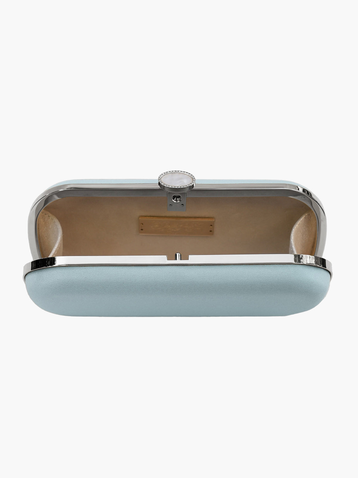 Satin Bella Clutch | Ice Blue Satin Bella Clutch | Ice Blue