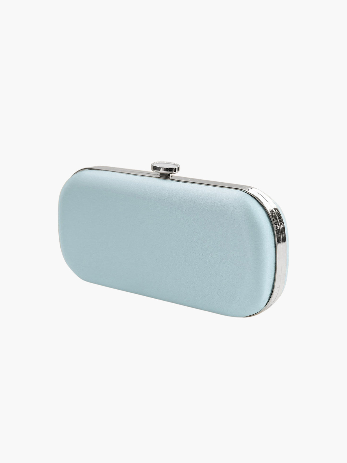 Satin Bella Clutch | Ice Blue Satin Bella Clutch | Ice Blue