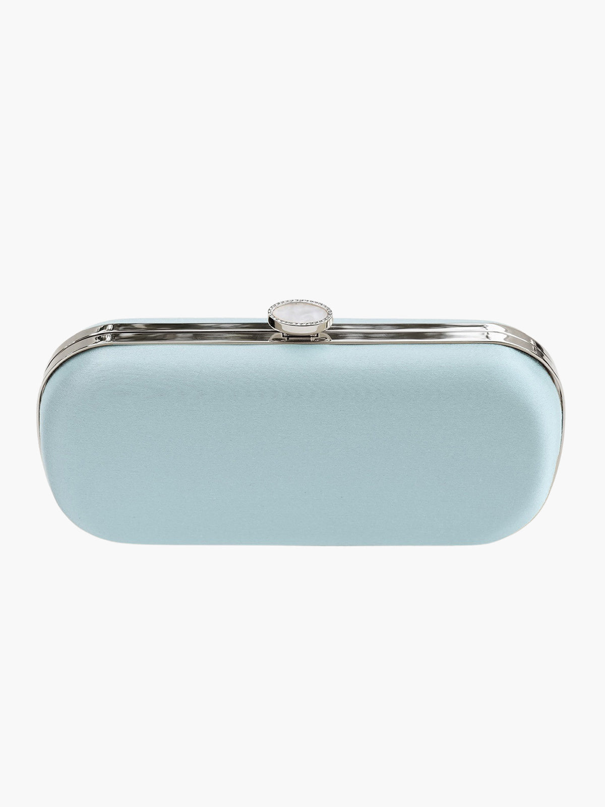 Satin Bella Clutch | Ice Blue Satin Bella Clutch | Ice Blue