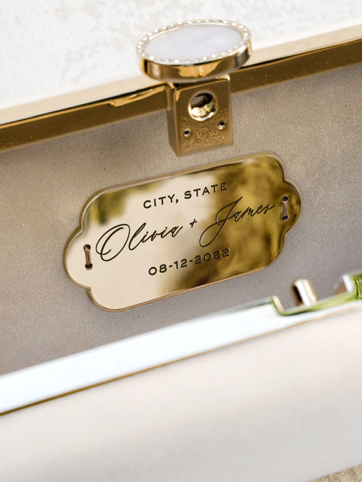 Satin Bella Clutch | Ivory Satin Bella Clutch | Ivory