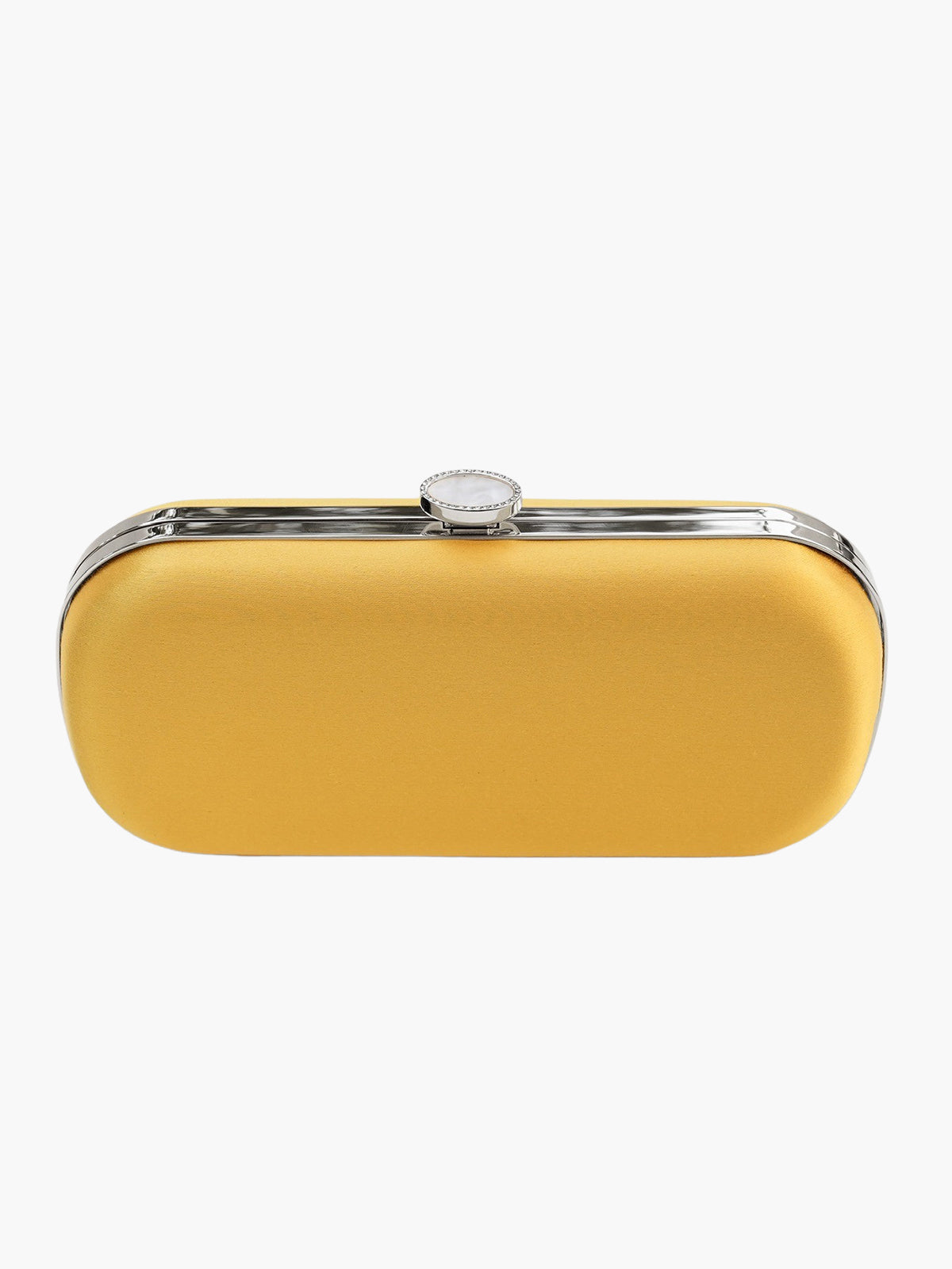 Satin Bella Clutch | Limoncello Yellow Satin Bella Clutch | Limoncello Yellow