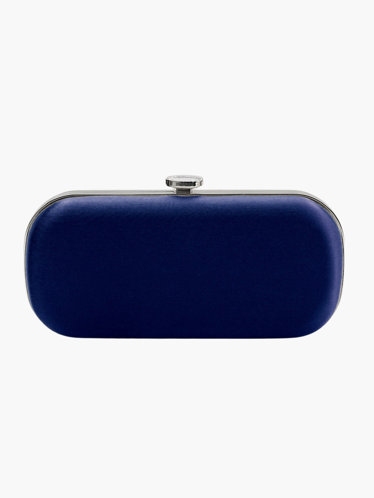 Satin Bella Clutch | Navy