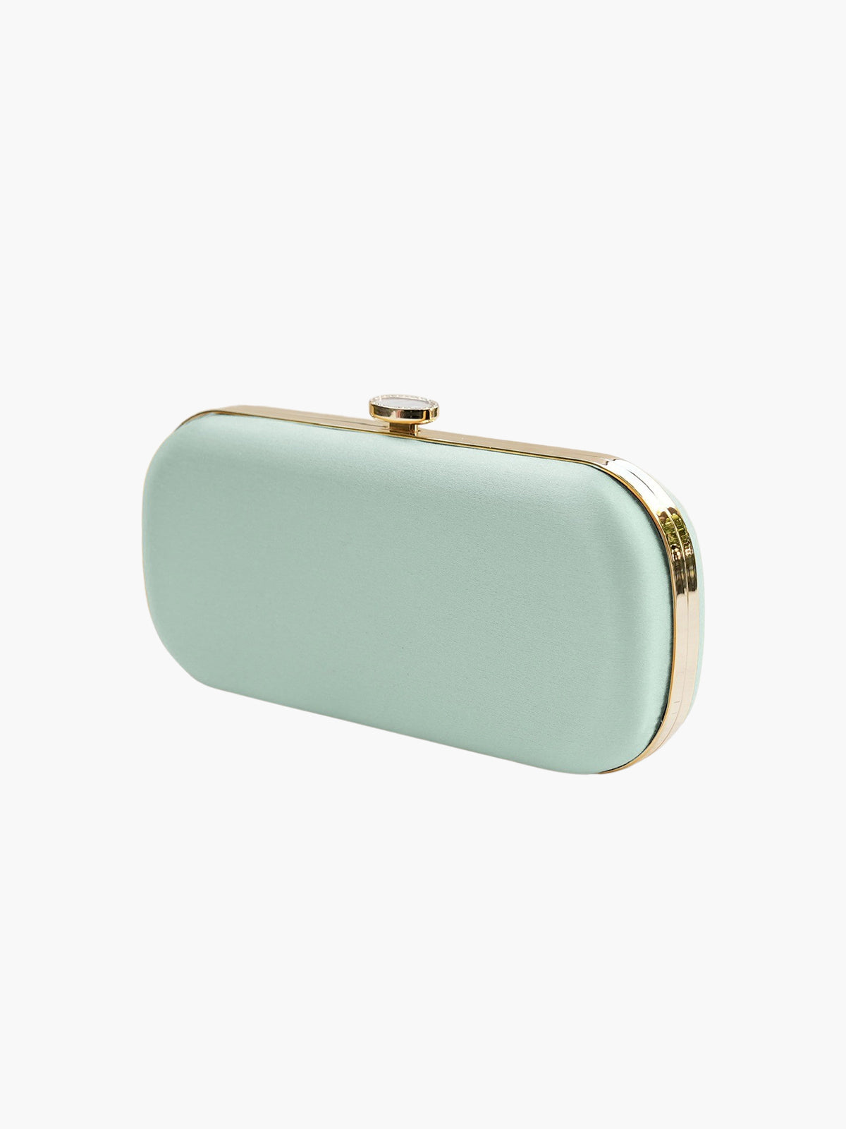 Satin Bella Clutch | Sage Green Satin Bella Clutch | Sage Green