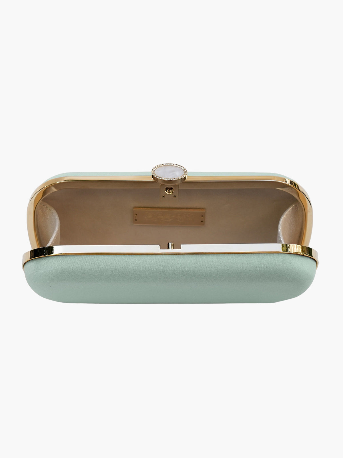 Satin Bella Clutch | Sage Green Satin Bella Clutch | Sage Green
