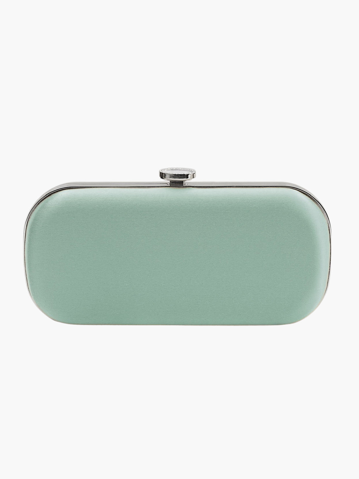 Satin Bella Clutch | Sage Green Satin Bella Clutch | Sage Green