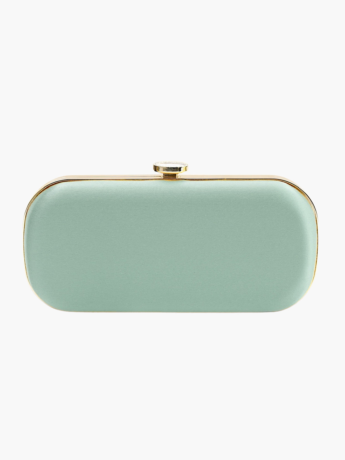 Satin Bella Clutch | Sage Green Satin Bella Clutch | Sage Green