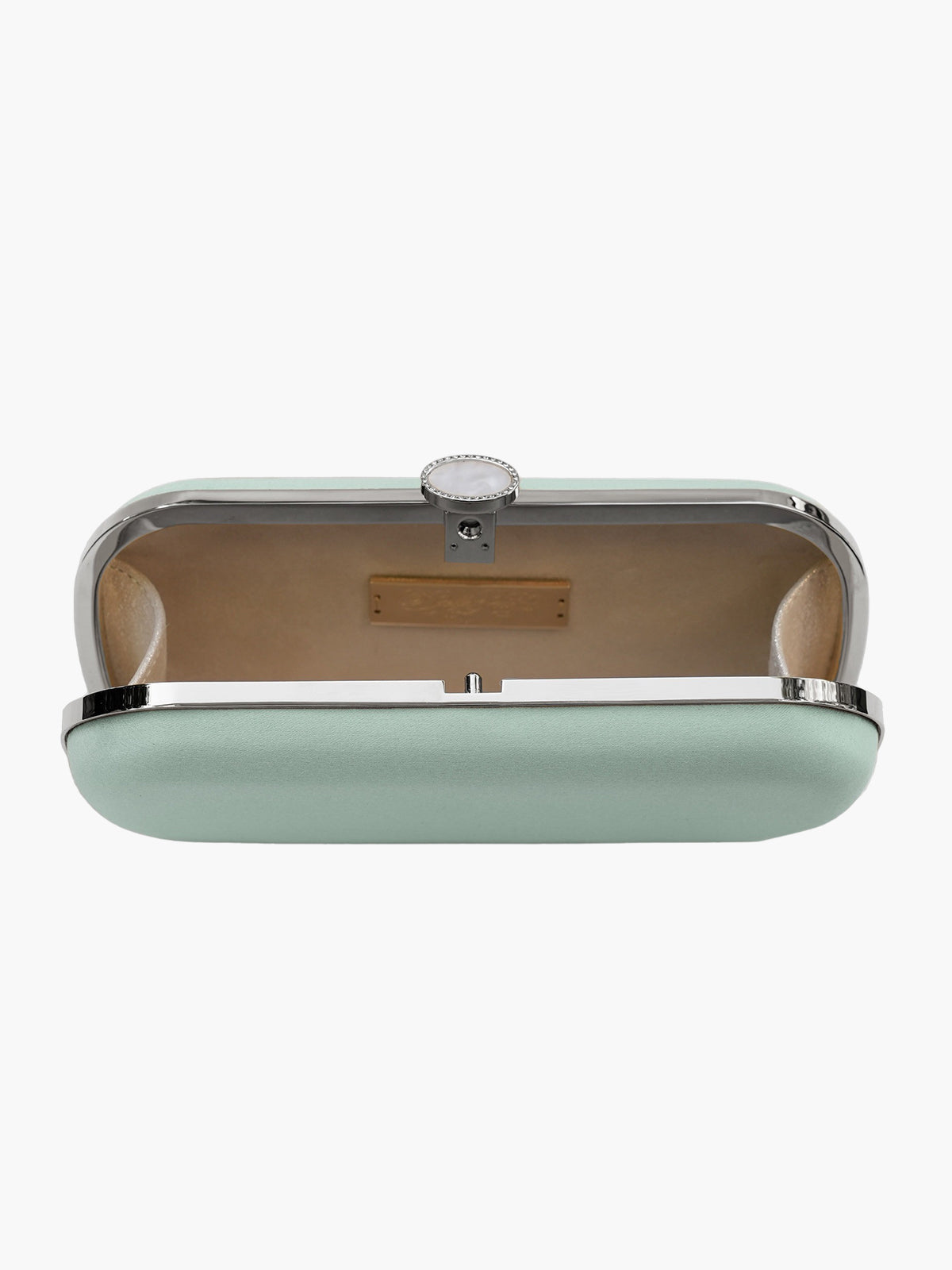 Satin Bella Clutch | Sage Green Satin Bella Clutch | Sage Green