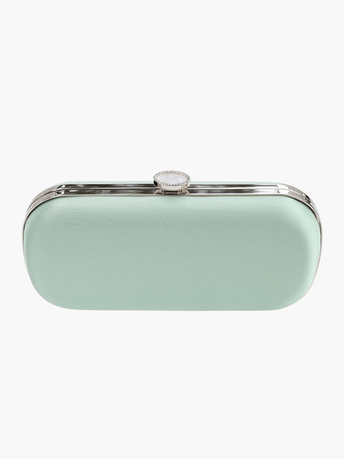 Satin Bella Clutch | Sage Green Satin Bella Clutch | Sage Green