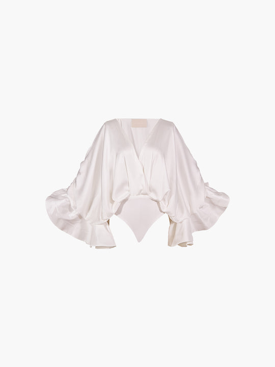 Aura Elena Bodysuit | Off White