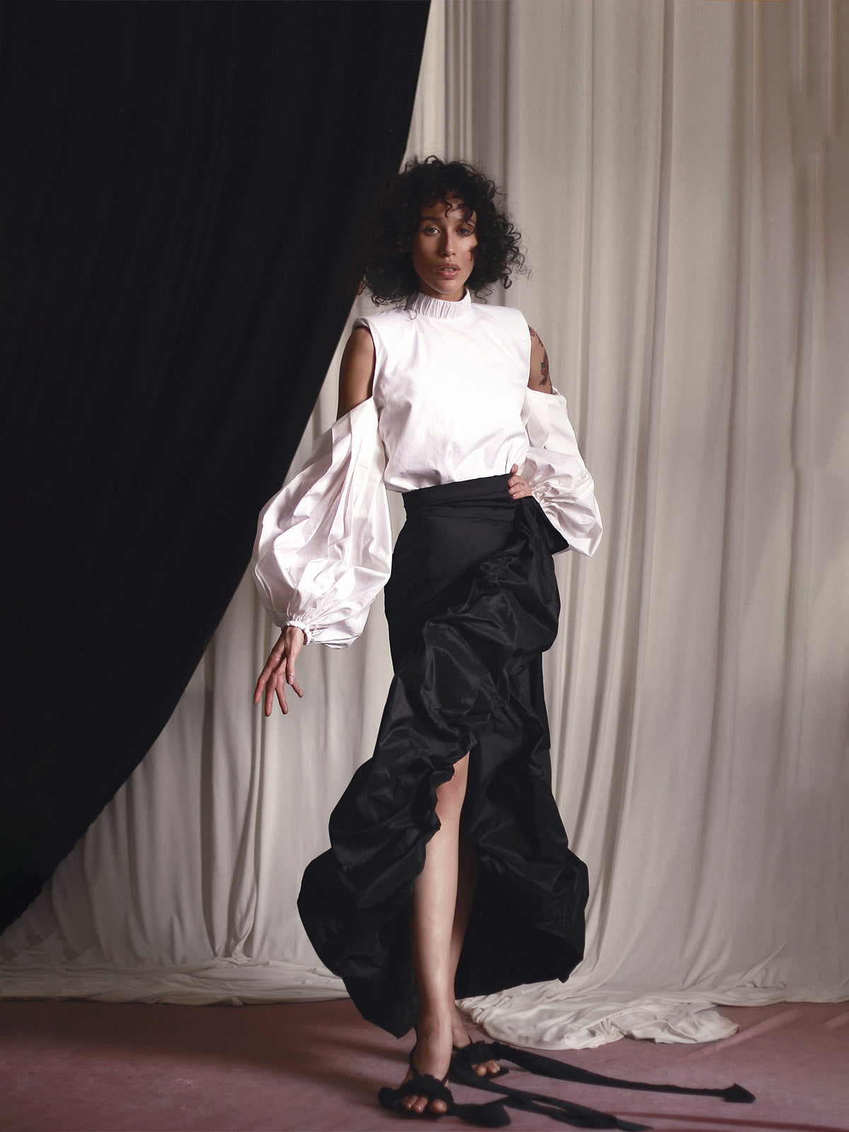 Lola Wrap Skirt | Black Lola Wrap Skirt | Black - Fashionkind