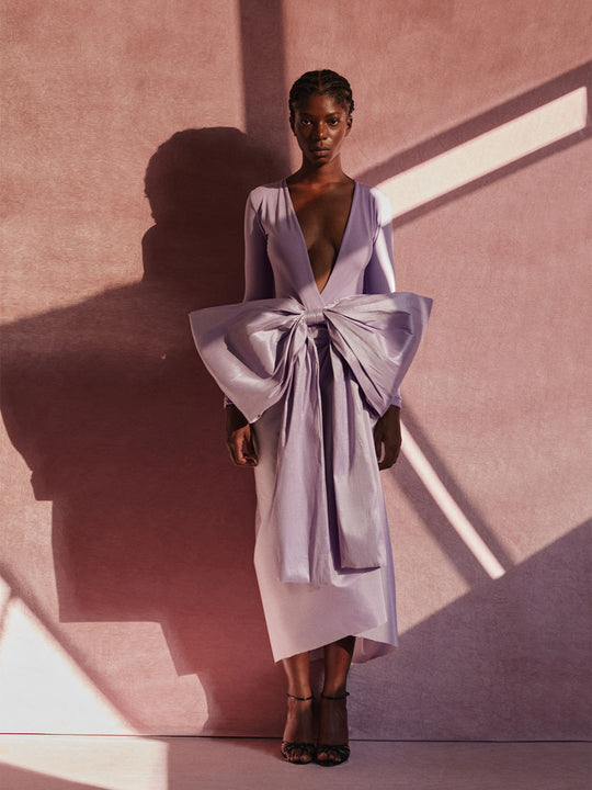 Taffeta Cuba Skirt | Lilac