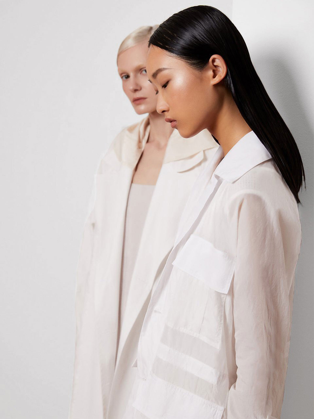 2 Length Utility Jacket | White 2 Length Utility Jacket | White