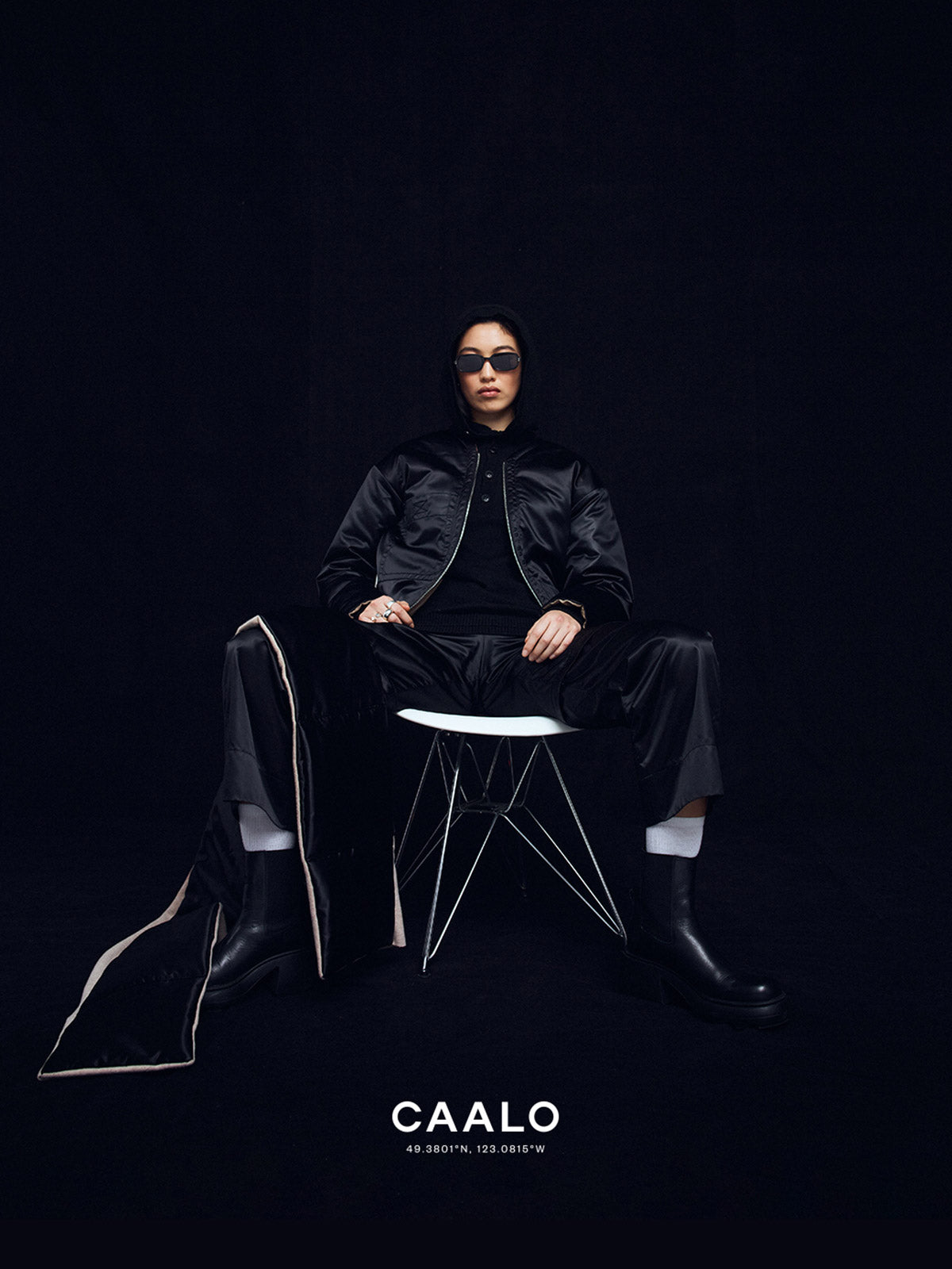 Reversible Sustainable Down Coat | Black Reversible Sustainable Down Coat | Black