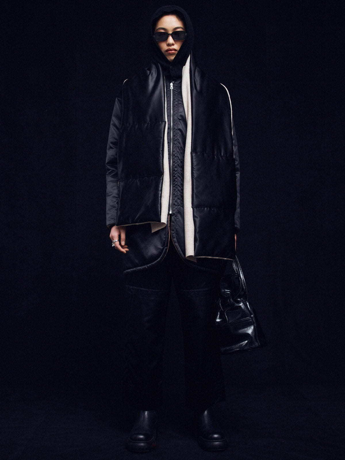 Reversible Sustainable Down Coat | Black Reversible Sustainable Down Coat | Black