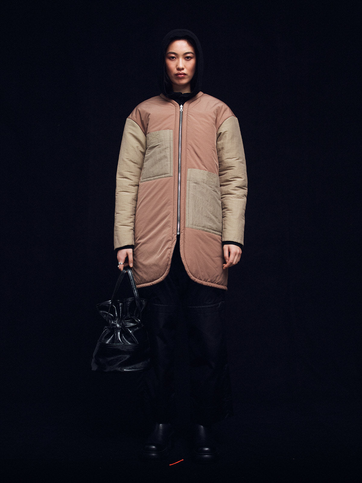 Reversible Sustainable Down Coat | Black Reversible Sustainable Down Coat | Black