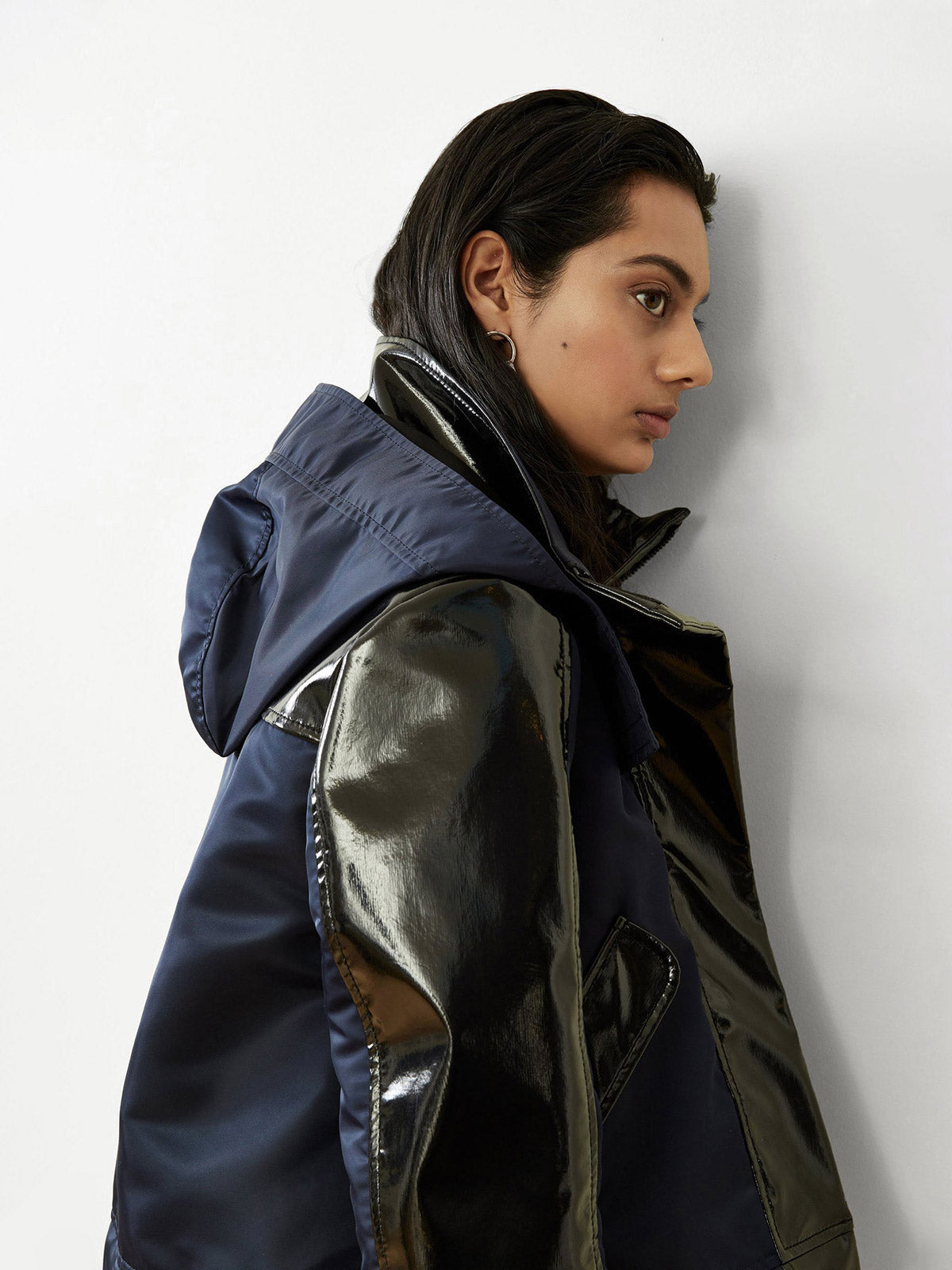 Water Resistant Sustainable Cropped Raincoat Water Resistant Sustainable Cropped Raincoat