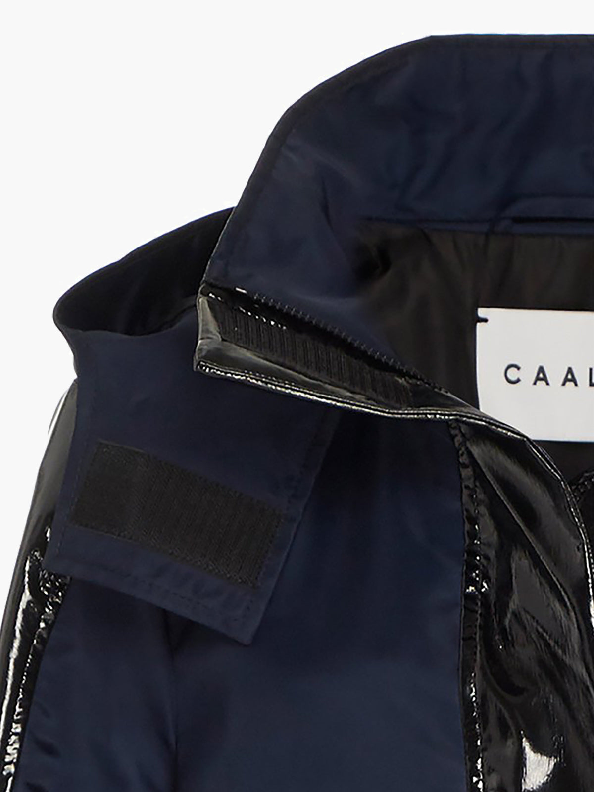 Water Resistant Convertible Sustainable Raincoat | Navy/Black Water Resistant Convertible Sustainable Raincoat | Navy/Black