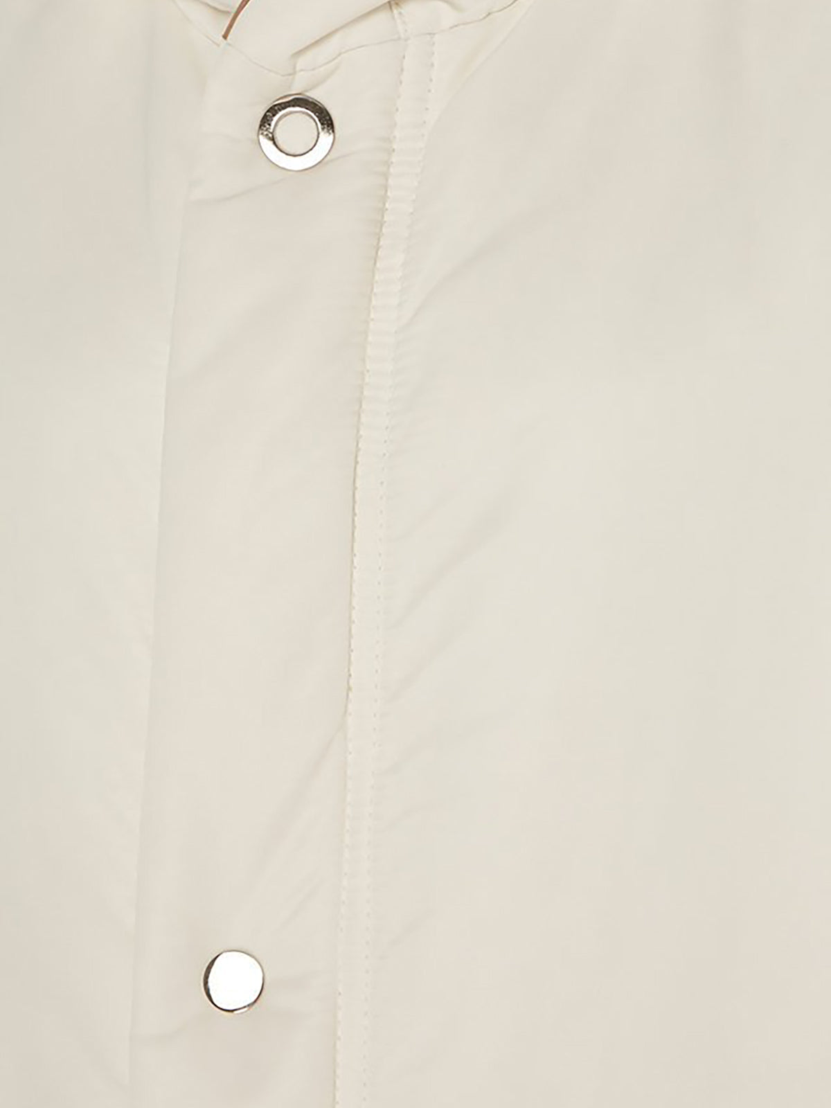 Sustainable Reversible Satin Down Coat | White/Camel Sustainable Reversible Satin Down Coat | White/Camel