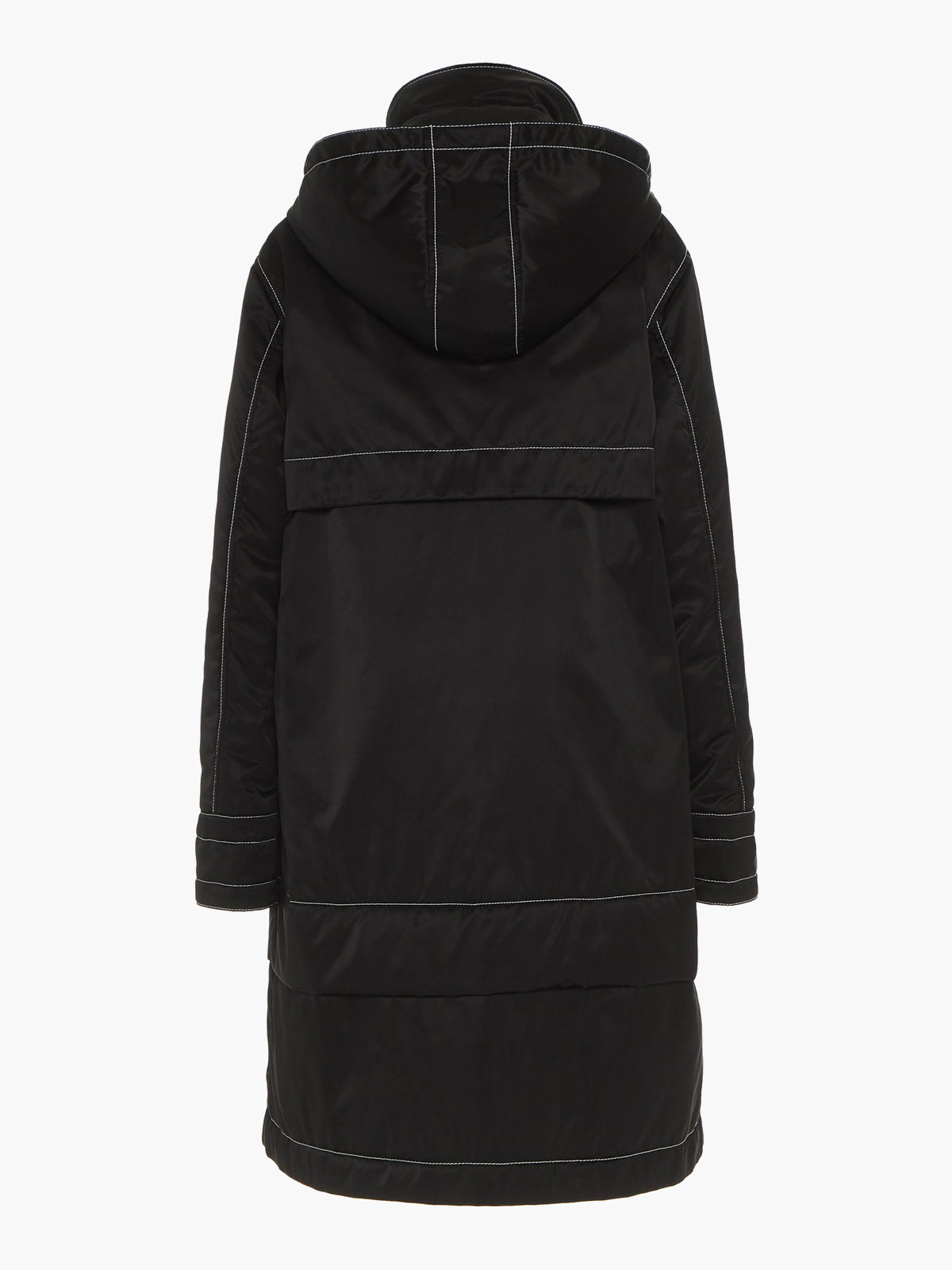 Sustainable Down Hooded Anorak | Black Sustainable Down Hooded Anorak | Black