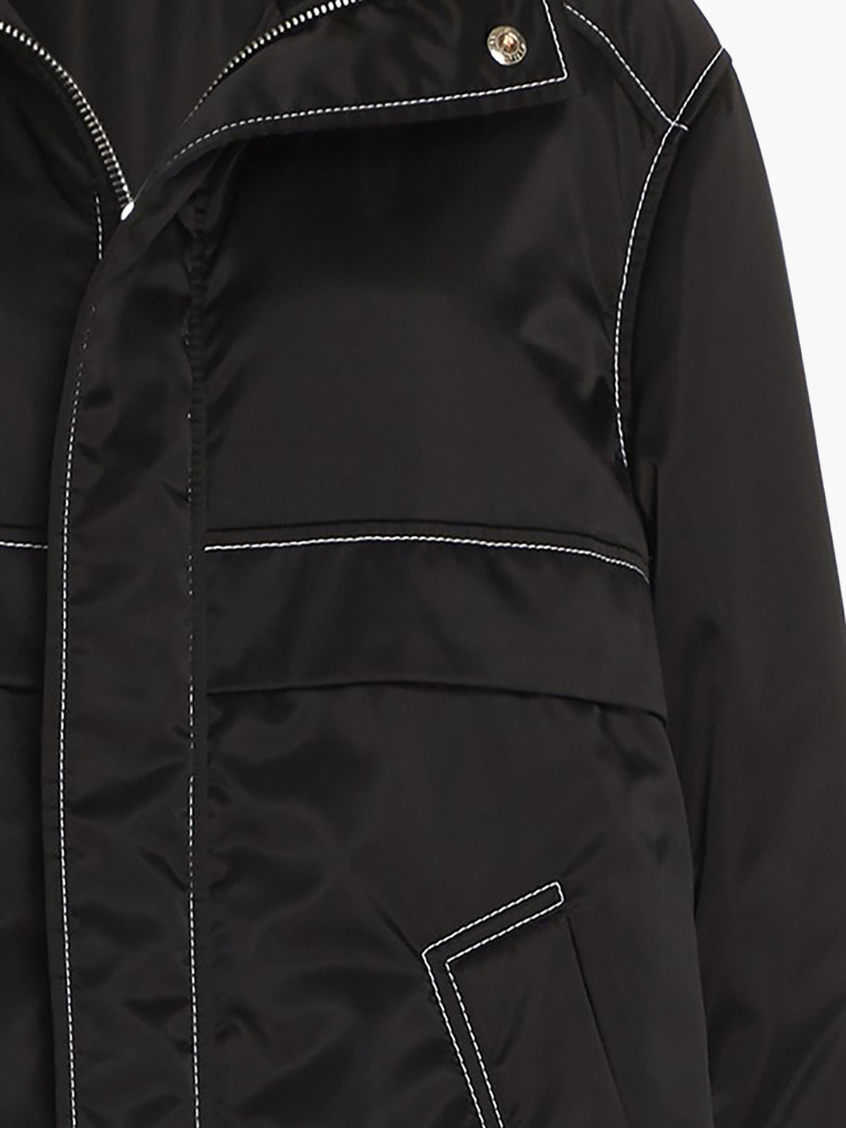 Sustainable Down Hooded Anorak | Black Sustainable Down Hooded Anorak | Black