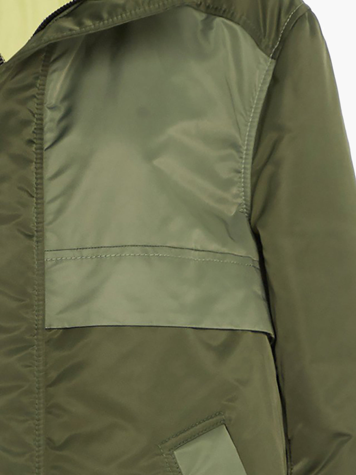 Sustainable Down Hooded Anorak | Green Sustainable Down Hooded Anorak | Green
