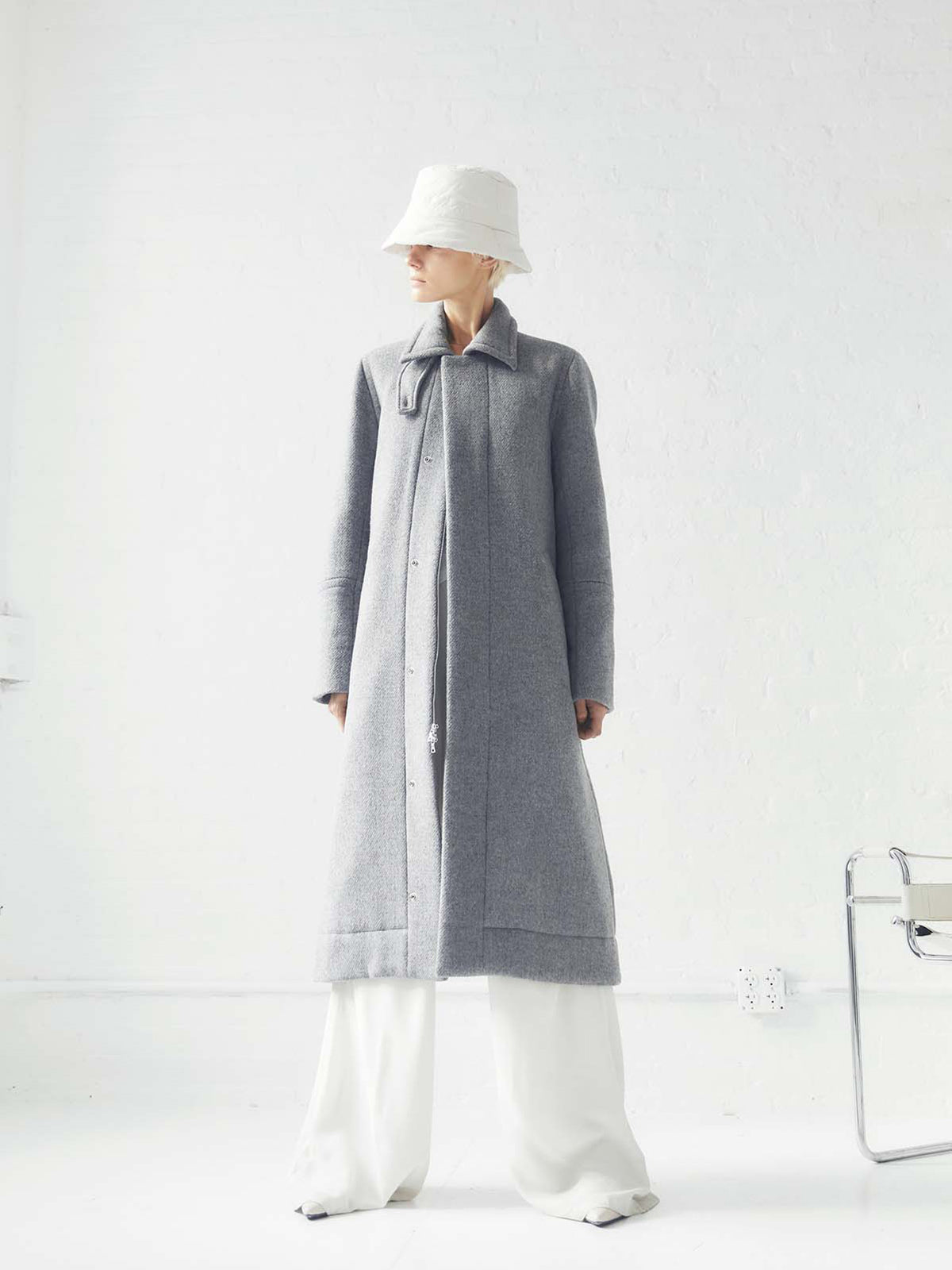 Sustainable Down Wool Over Coat
