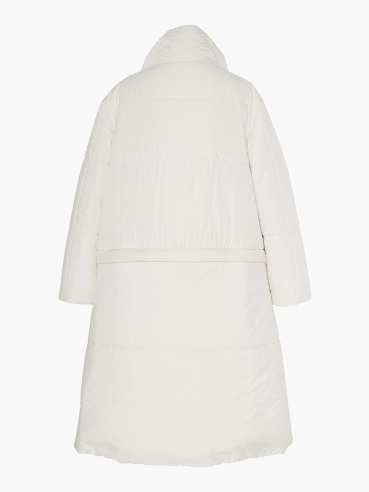 Reversible Convertible Sustainable Down Coat | White/Citron Reversible Convertible Sustainable Down Coat | White/Citron