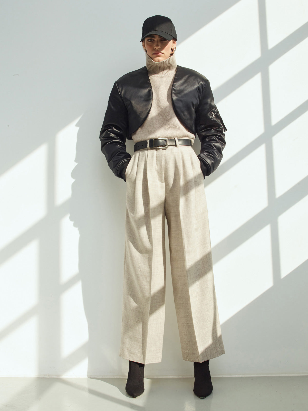 Sustainable Satin Down Bolero Sustainable Satin Down Bolero