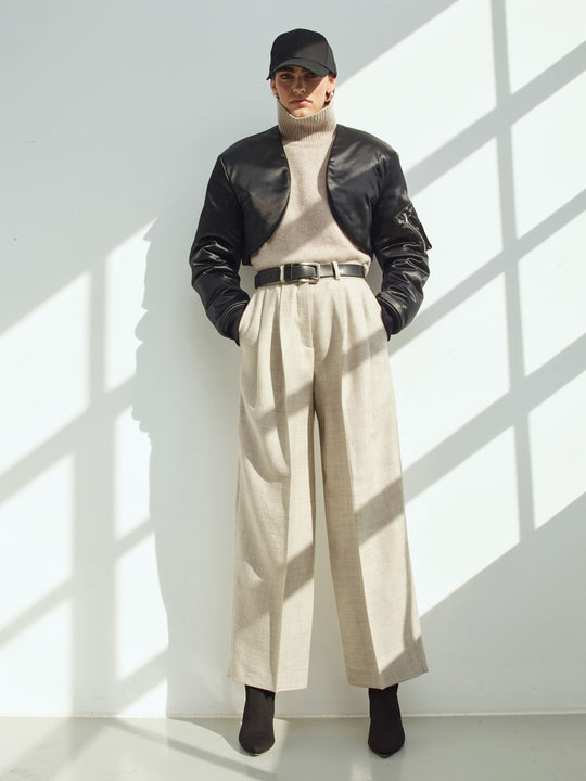 Sustainable Satin Down Bolero