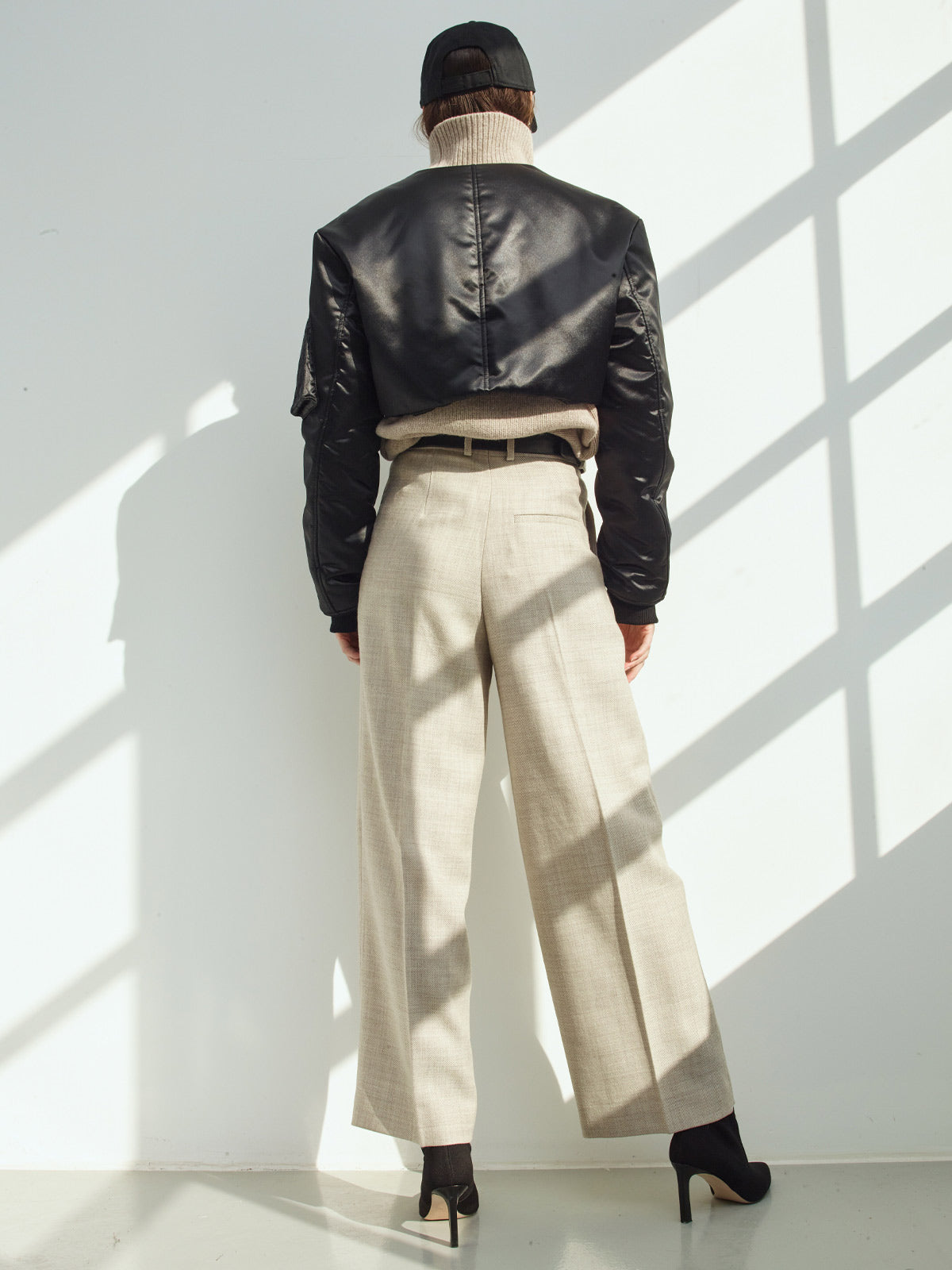 Sustainable Satin Down Bolero