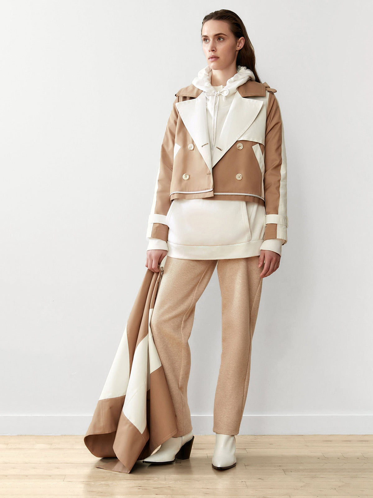 Water Resistant Sustainable Convertible Trench