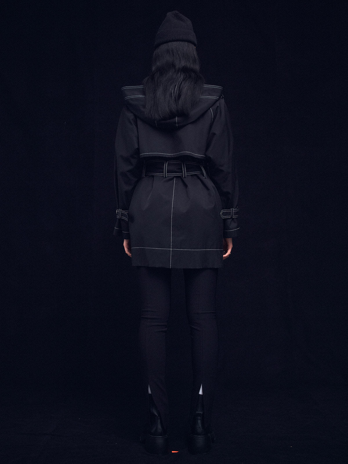 Sustainable Water Resistant Short Trench Coat Sustainable Water Resistant Short Trench Coat