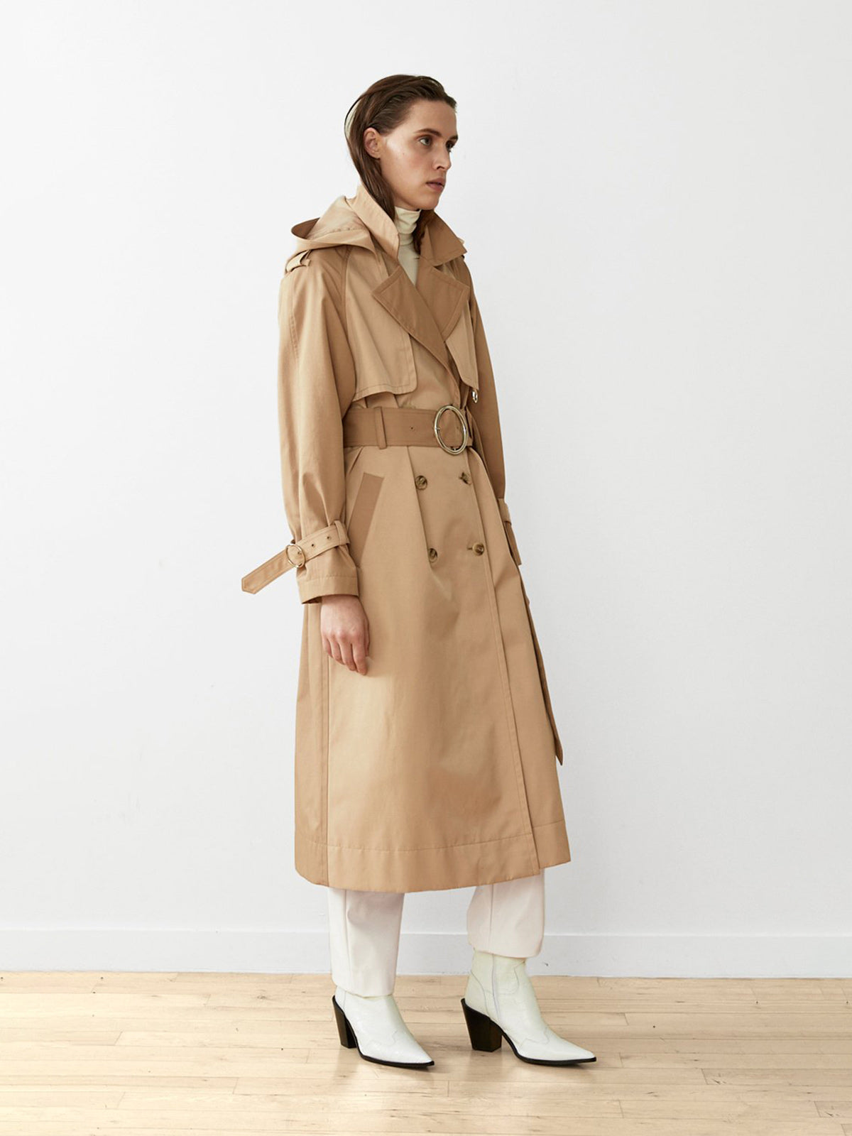 Sustainable Water Resistant Trench Coat | Camel Sustainable Water Resistant Trench Coat | Camel