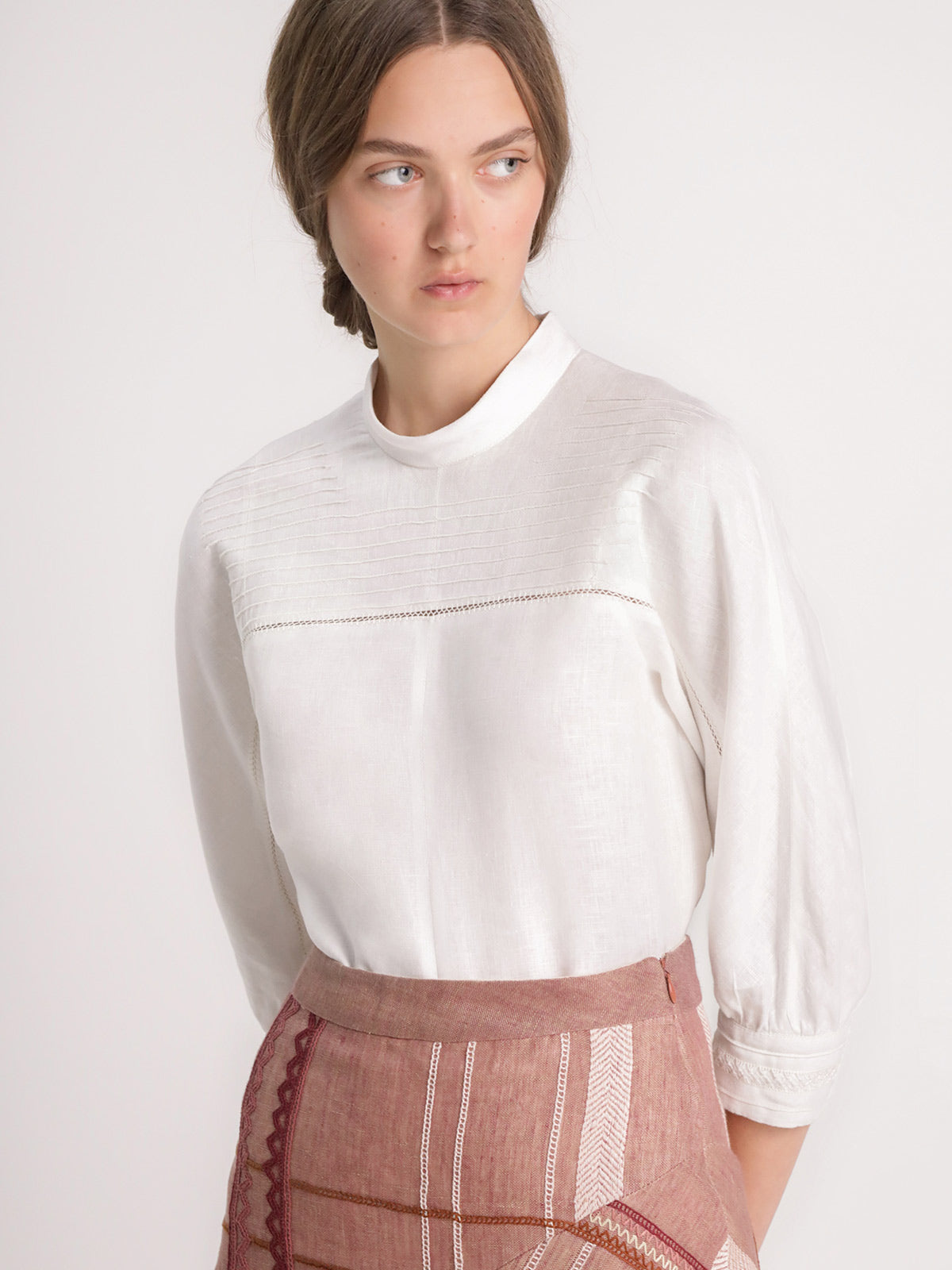 Brena Top | White Brena Top | White