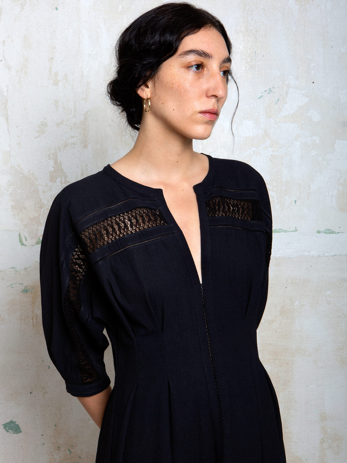 Concha Maxi Dress | Black Concha Maxi Dress | Black