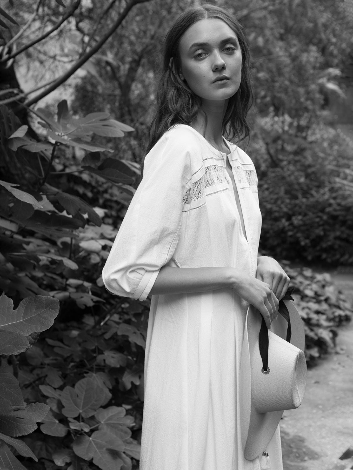 Concha Maxi Dress | White Concha Maxi Dress | White