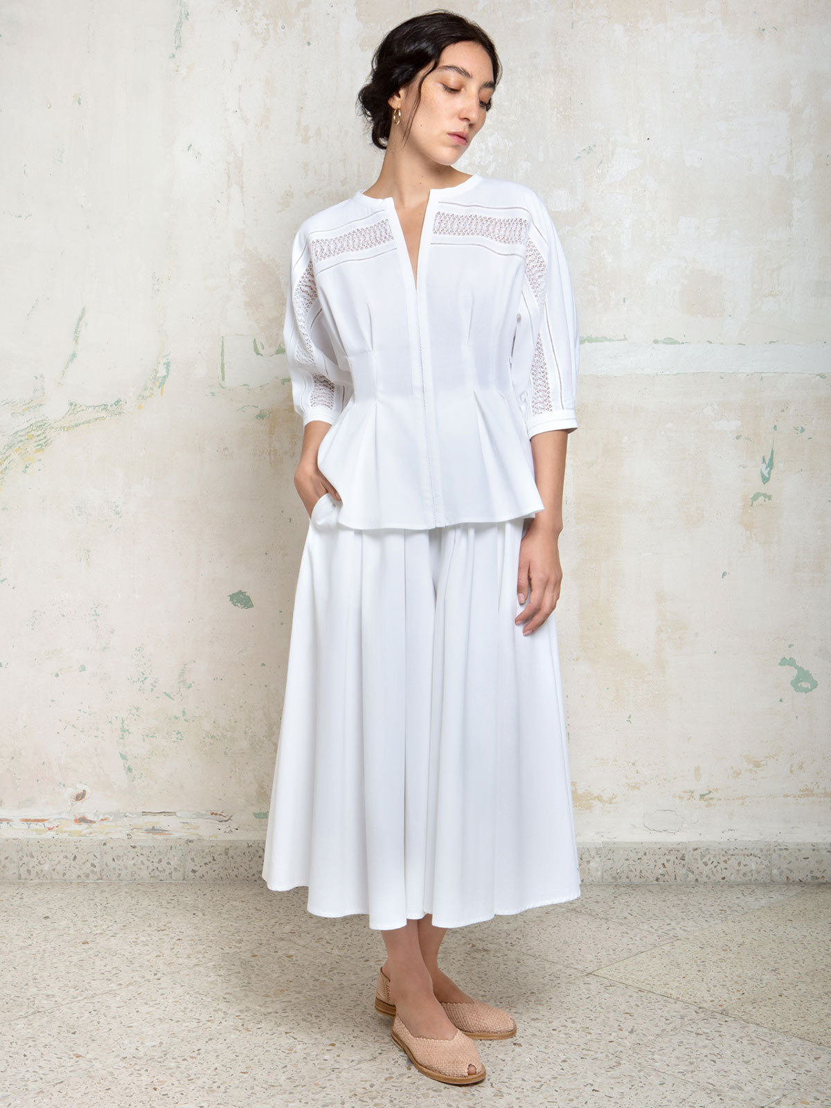 Cordelia Pant | White Cordelia Pant | White