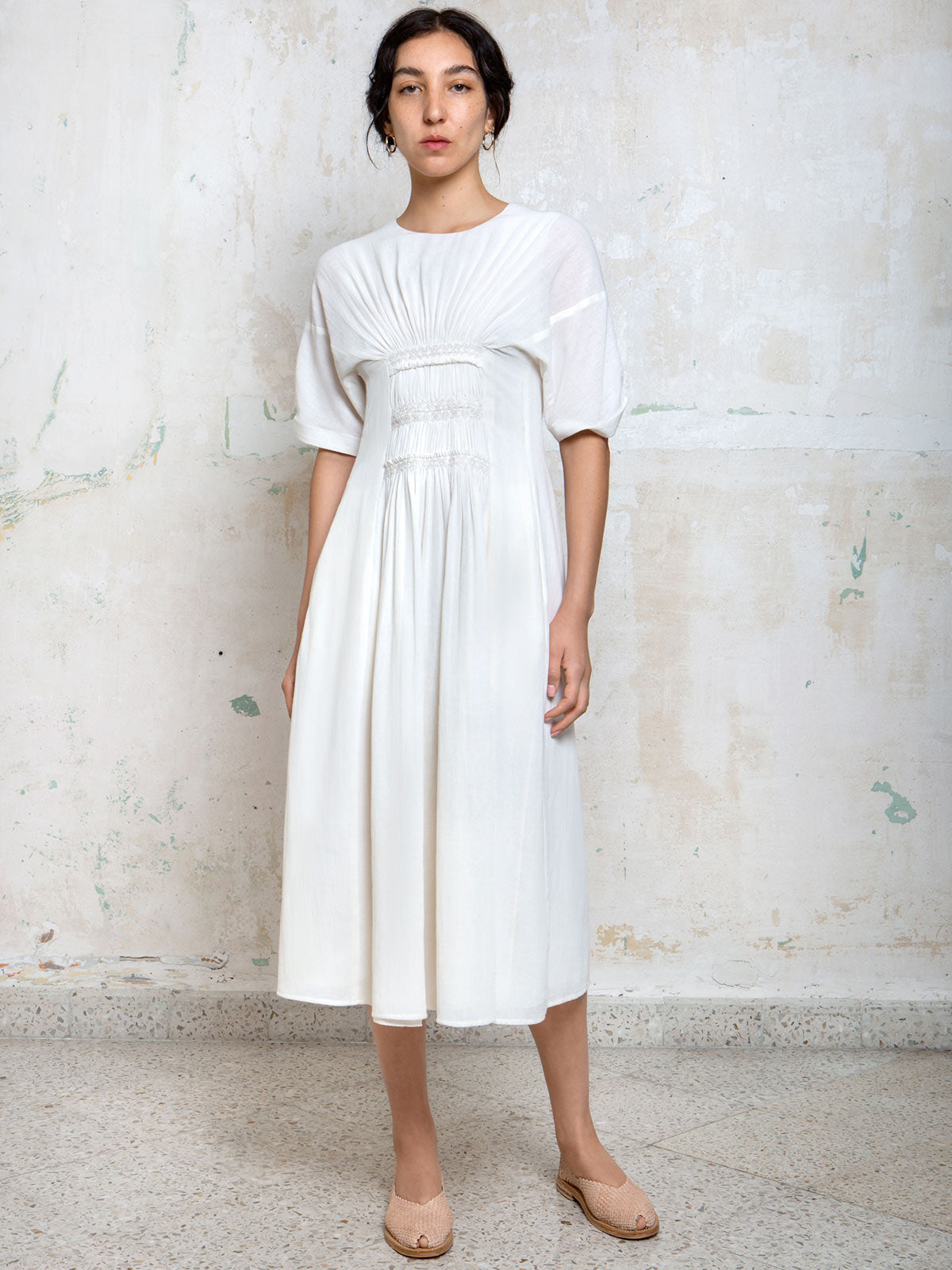Ramona Midi Dress | Ivory Ramona Midi Dress | Ivory