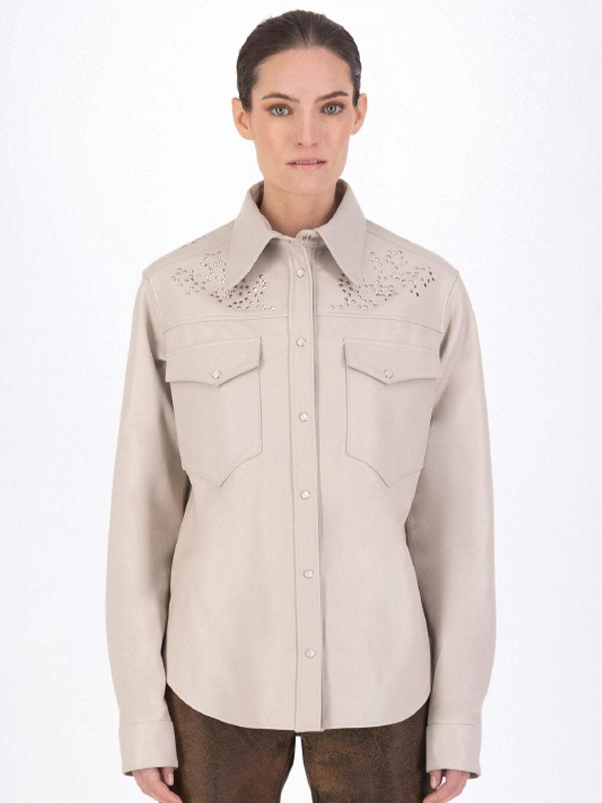 Anika Shirt | Moon Grey Anika Shirt | Moon Grey