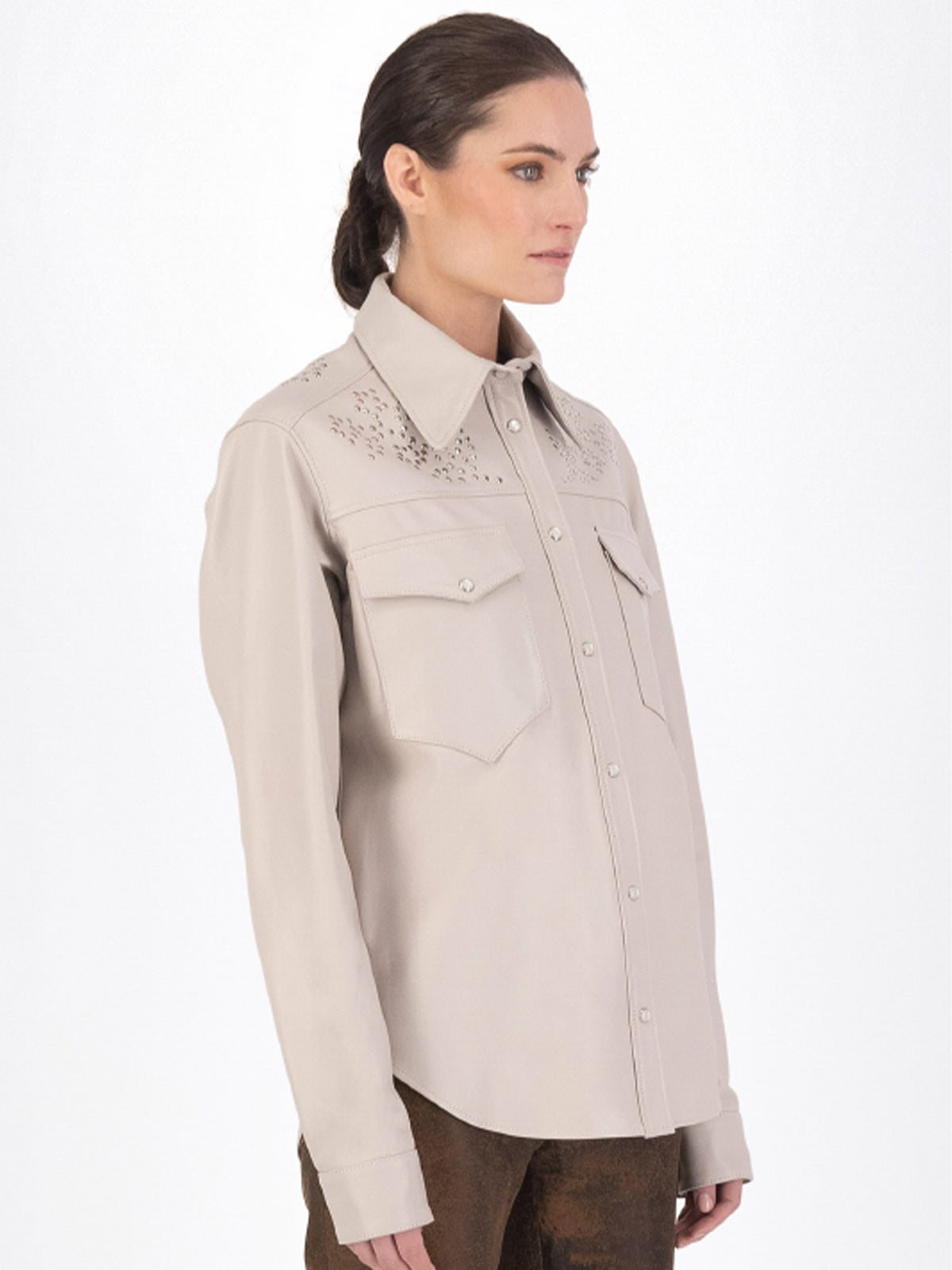 Anika Shirt | Moon Grey Anika Shirt | Moon Grey