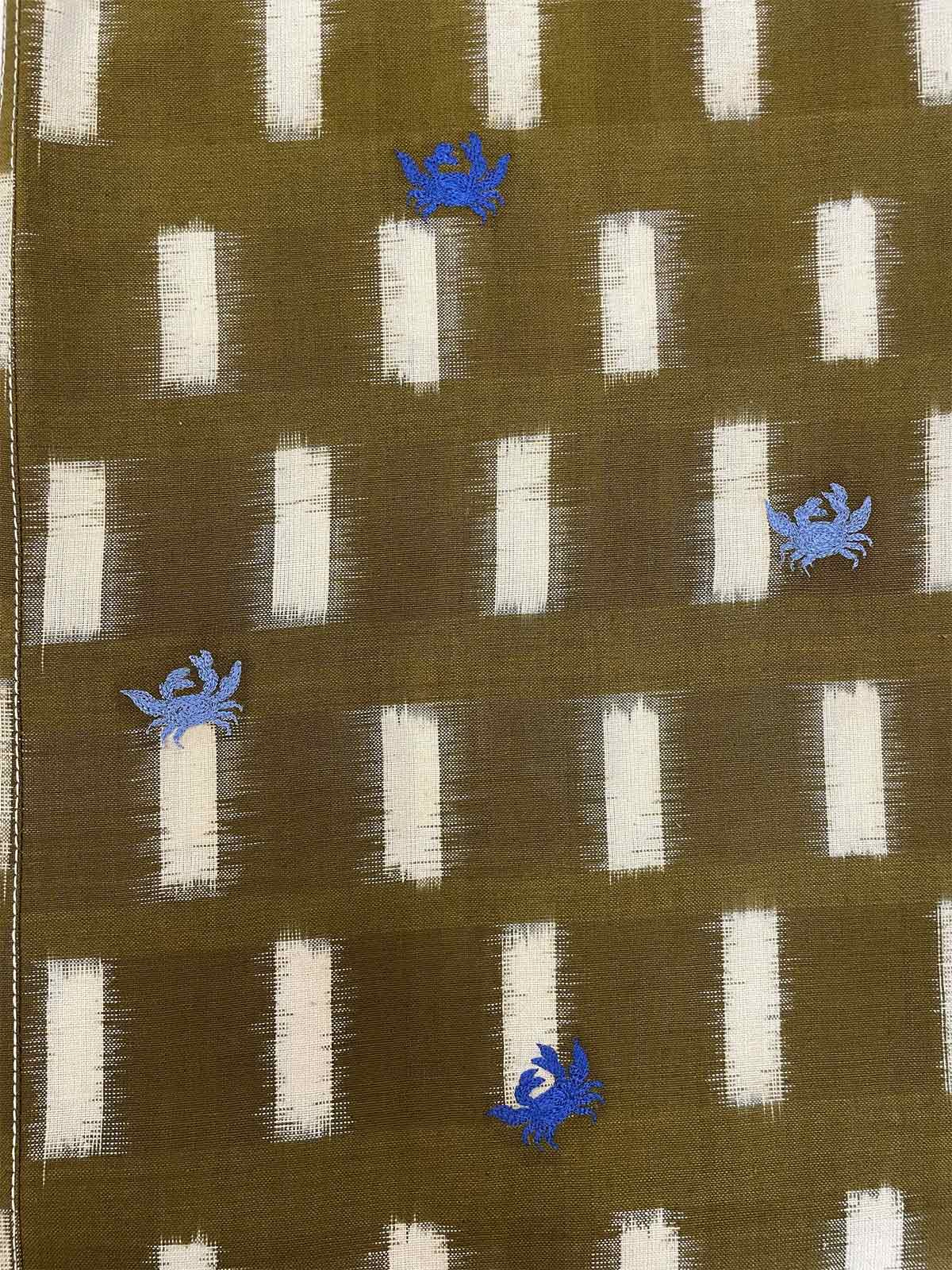 Crab Picnic Trousers | Blue Crab Picnic Trousers | Blue