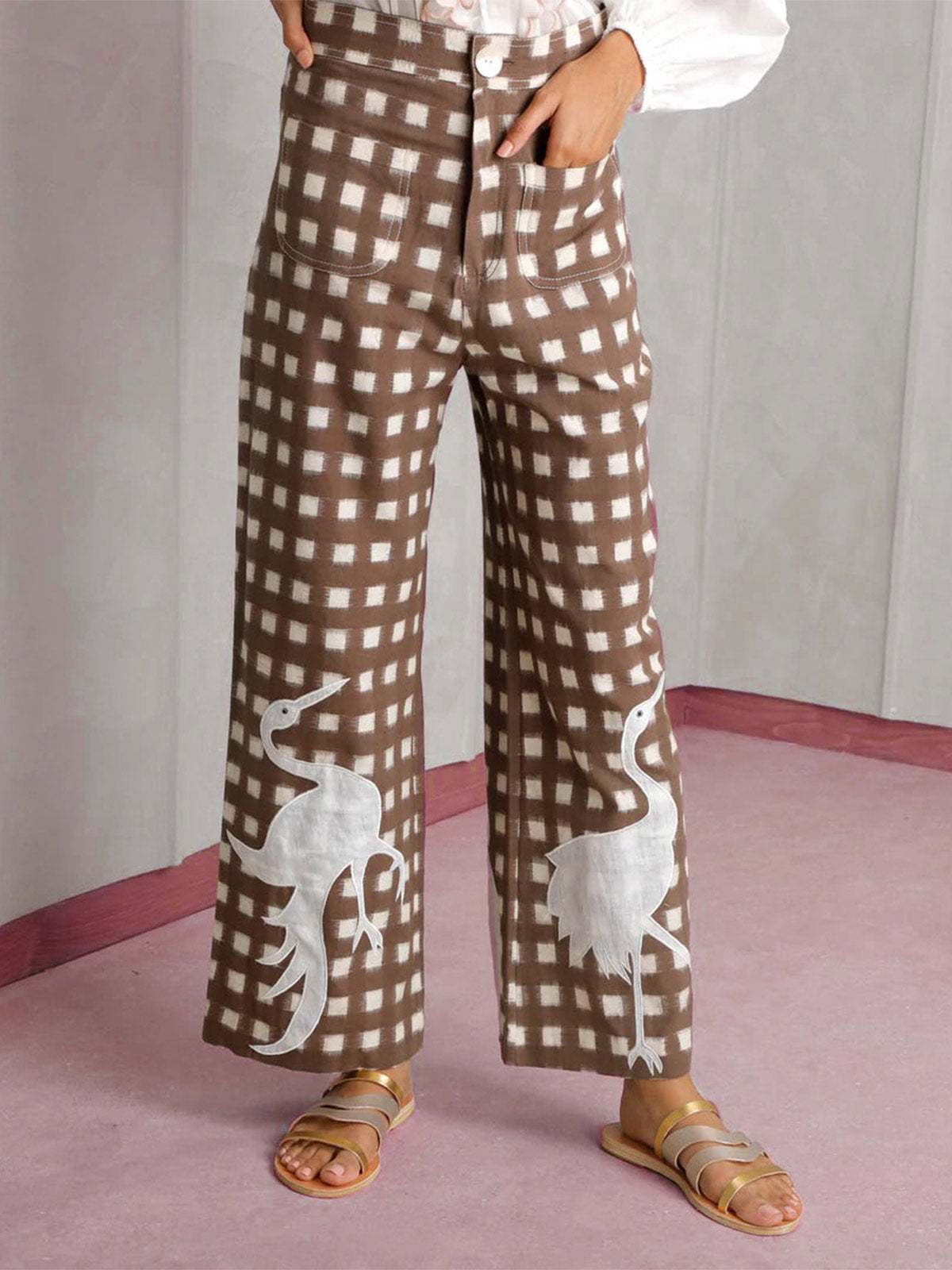 Picnic Trousers | Embroidery Picnic Trousers | Embroidery